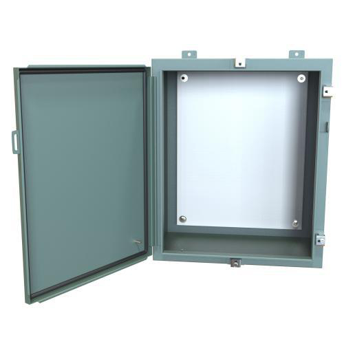 Product image for Enclosure wall mount ms grey 24x20x12in NEMA4