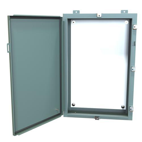 Product image for Enclosure wall mount ms grey 30x20x6in NEMA4