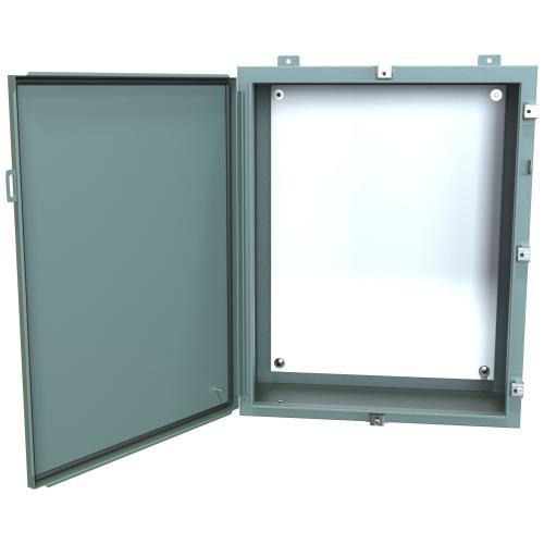 Product image for Enclosure wall mount ms grey 30x24x10in NEMA4