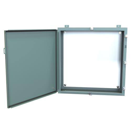 Product image for Enclosure wall mount ms grey 30x30x8in NEMA4