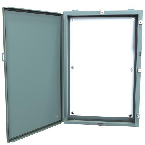 Product image for Enclosure wall mount ms grey 36x24x6in NEMA4