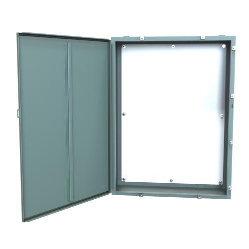 Product image for Enclosure wall mount ms grey 48x36x12in NEMA4