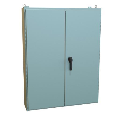 Product image for NEMA12 TWO DR ENC52X42X8.688