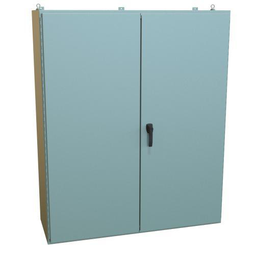 Product image for NEMA12 TWO DR ENCL 72X60X20