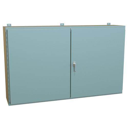 Product image for Enclosure wall mnt 2-dr ms gry 36x60x12in NEMA12