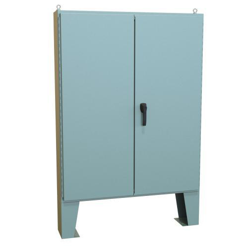 Product image for NEMA12 TWO DR ENCL.C/W MTG FT
