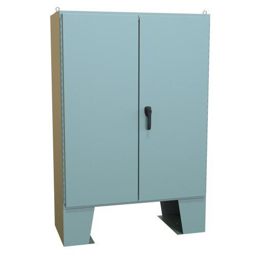 Product image for NEMA 12 TWO DR ENCL C/W MTG FT