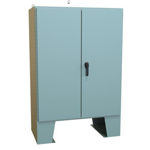 Product image for NEMA 12 TWO DR ENCL C/W MTG FT