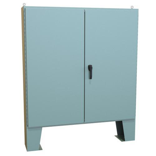 Product image for NEMA12 TWO DR ENCL.C/W MTG FT