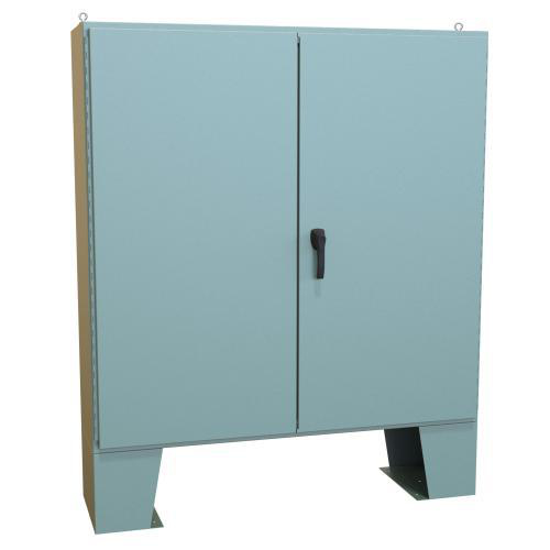 Product image for NEMA12 TWO DR ENCL C/W MTG FT