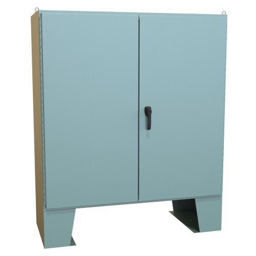 Product image for NEMA 12 TWO DR ENCL C/W MTG FT