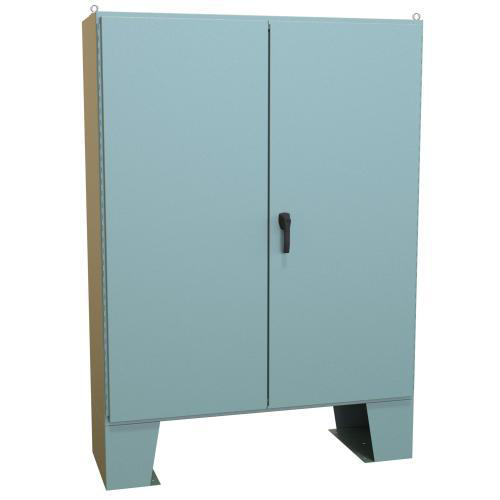 Product image for Enclosure floor mnt ms gry 72X60X20in NEMA12