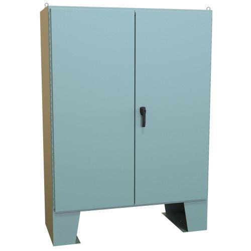 Product image for NEMA12 TWO DR ENCL C/W MTG FT