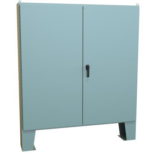 Product image for NEMA12 TWO DR ENCL.C/W MTG FT