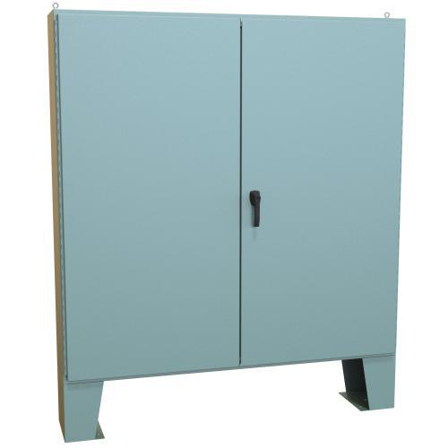 Product image for NEMA12 TWO DR ENCL.C/W MTG FT