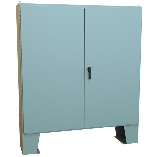 Product image for Enclosure floor mnt ms gry 72x72x16in NEMA12