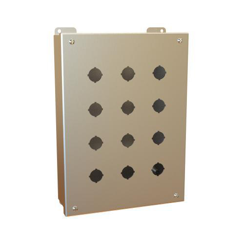 Product image for PUSHBUTTON ENCL 12 HOLE