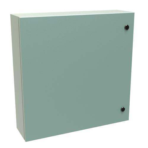 Product image for Enclosure wall mount ms grey 24x24x6in NEMA4
