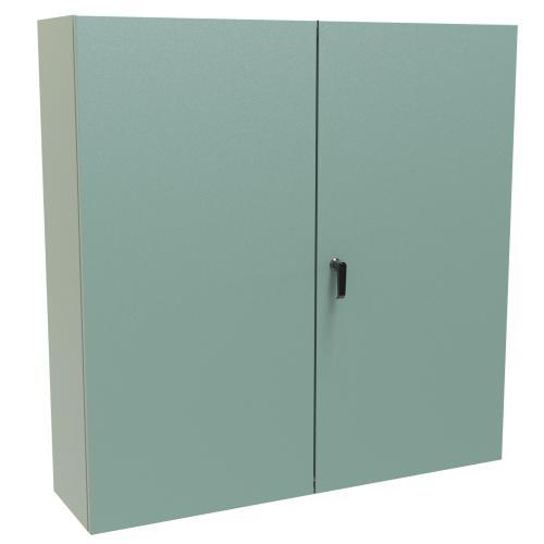 Product image for Enclosure wall mnt 2-dr ms gry 48x48x12in NEMA12