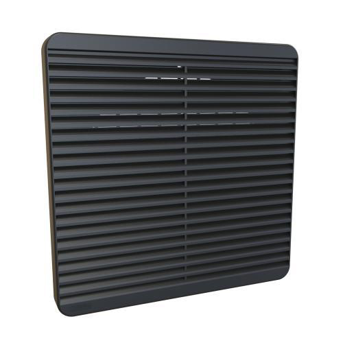 Product image for 254MM FILTER GRILL BLACK