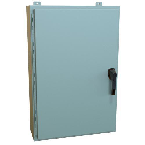 Product image for N4,12 ENCL 36X24X8 STEEL/GRAY