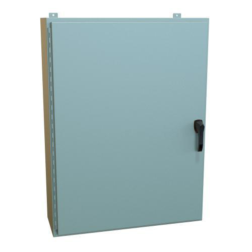 Product image for N4,12 ENCL 48X36X12 STEEL/GRA