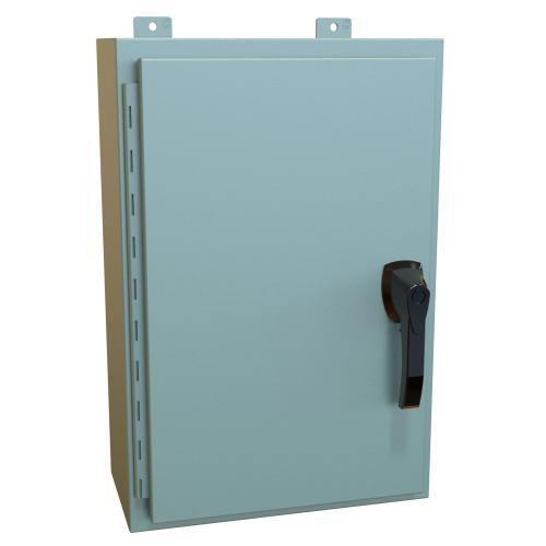 Product image for N4,12 ENCL 24X16X8 STEEL/GRAY