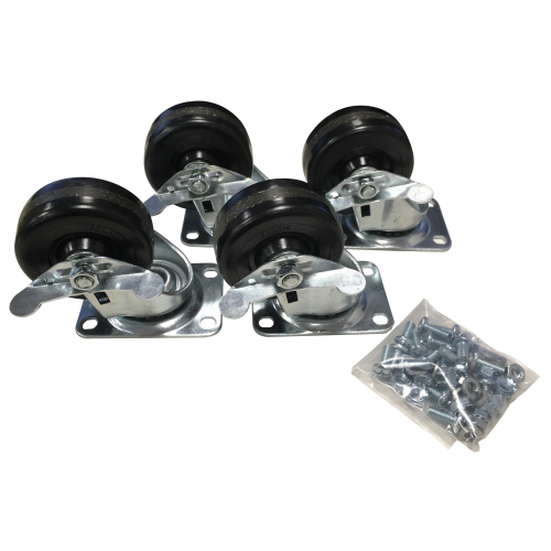 Product image for 4PK HEAVY DUTY LOCKING CASTERS