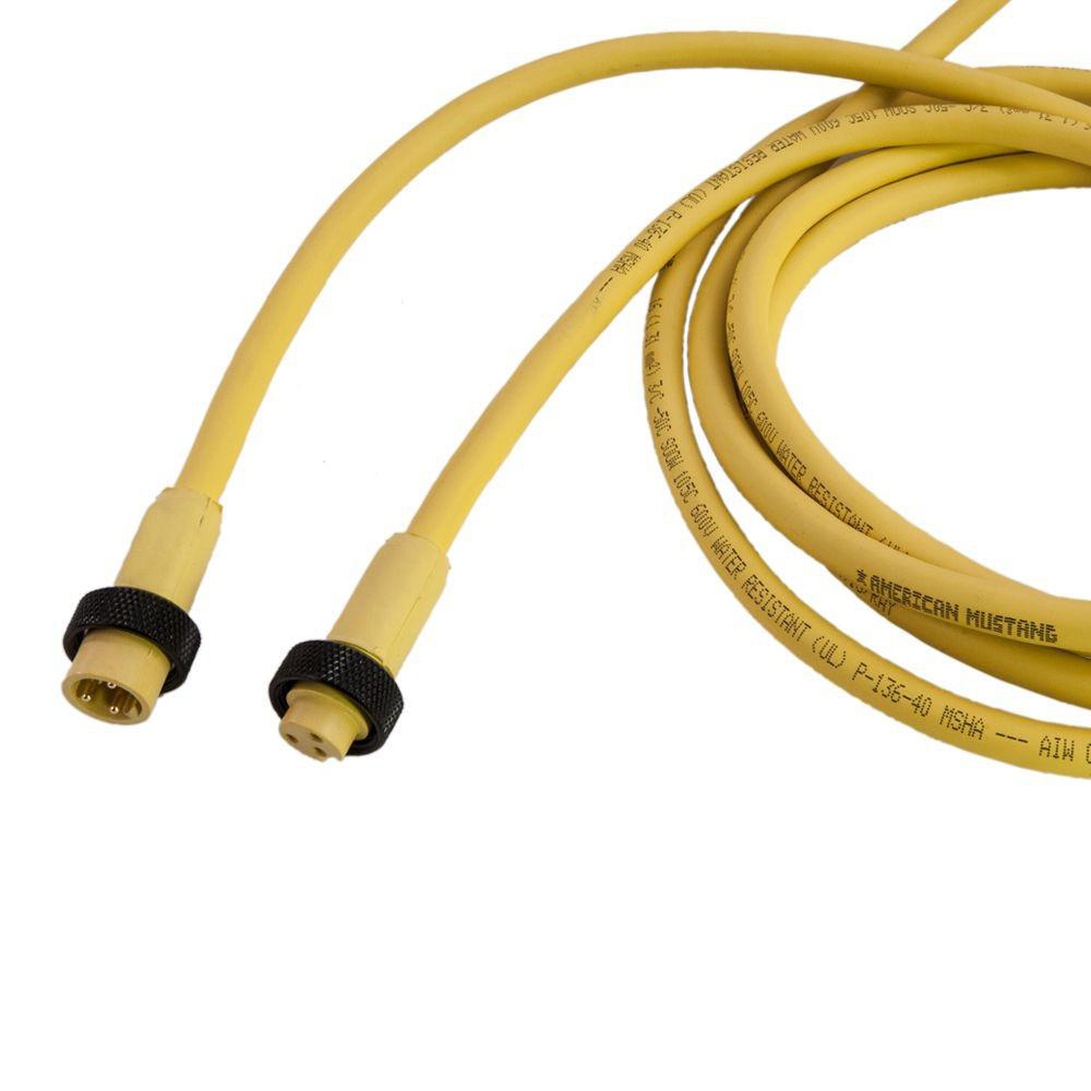 Product image for CORDSET MINI A SIZE PVC M/F 4P 3FT