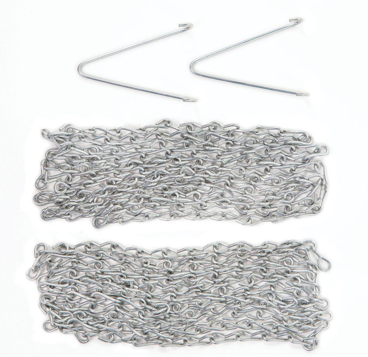 Product image for Two 24in link chains with sturdy ...V... hooks