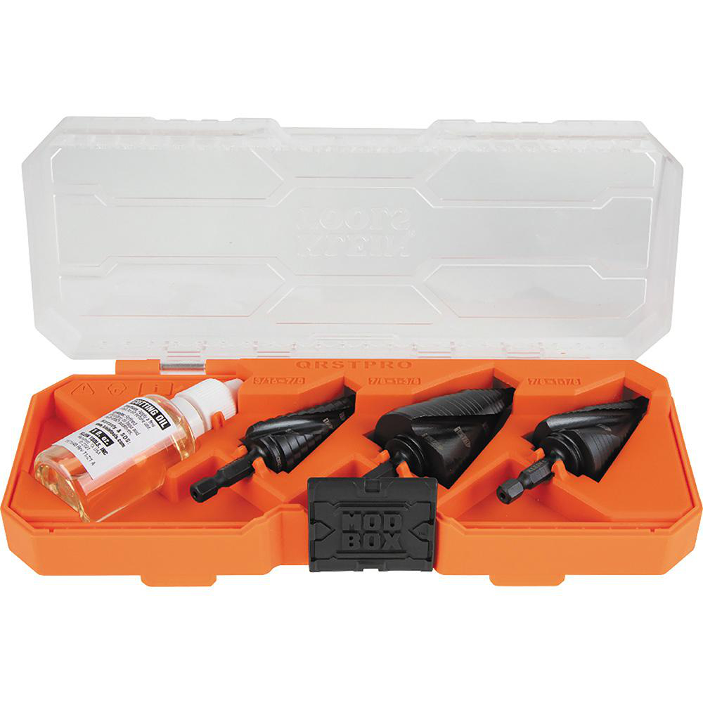 Product image for QUICK RELEASE STEP BIT SET, 3 PC