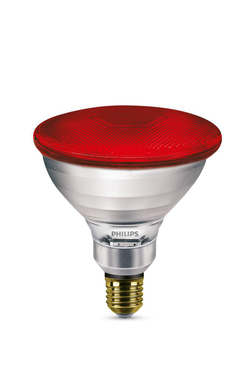 Product image for Lamp INC PAR38 175W E26 115/125V red