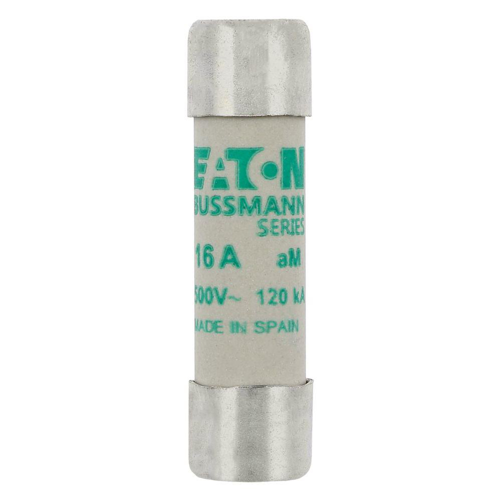 Product image for CYLINDRICAL FUSE 10 X 38 16A AM 500V AC