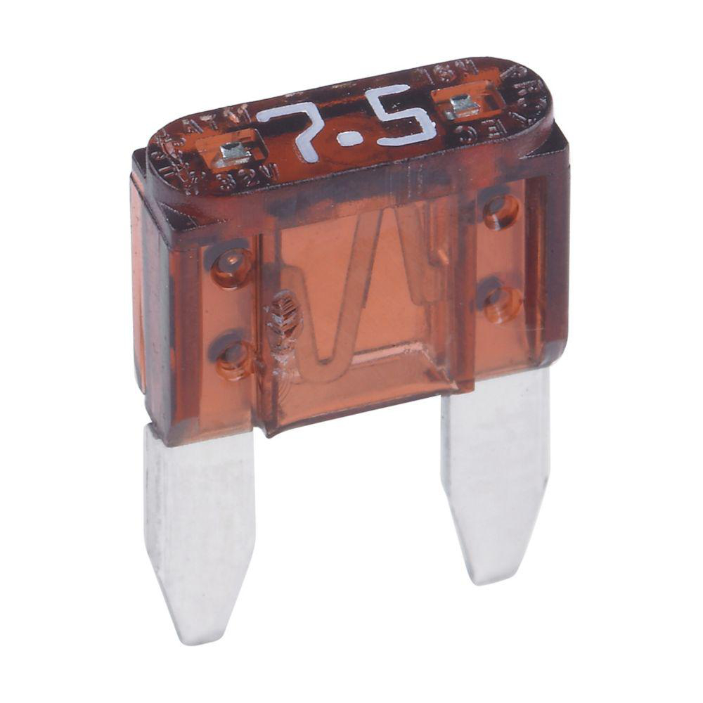 Product image for ATM MINI BLADE FUSE-7.5 AMP (5 IN TIN)