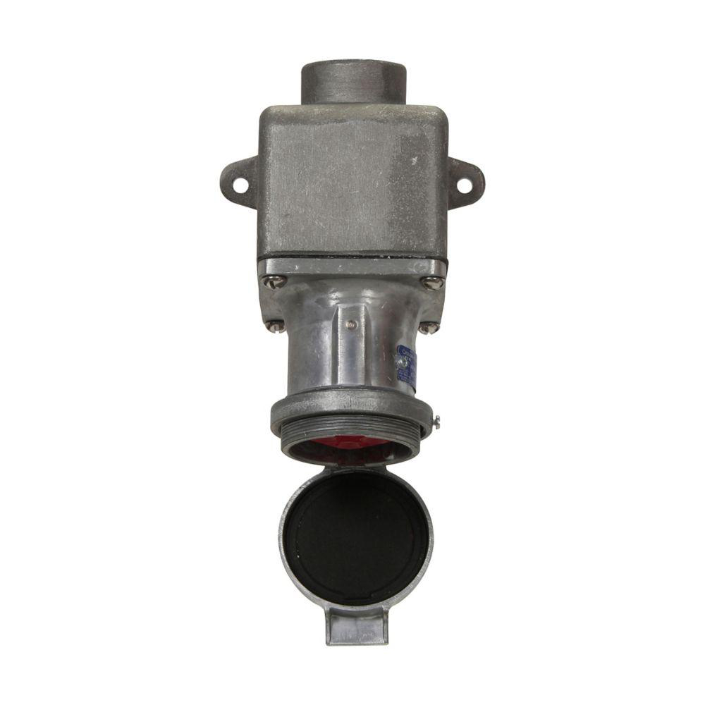 Product image for 30A 4W4P 600V RCPT ASSY BACK BX SPDR 1