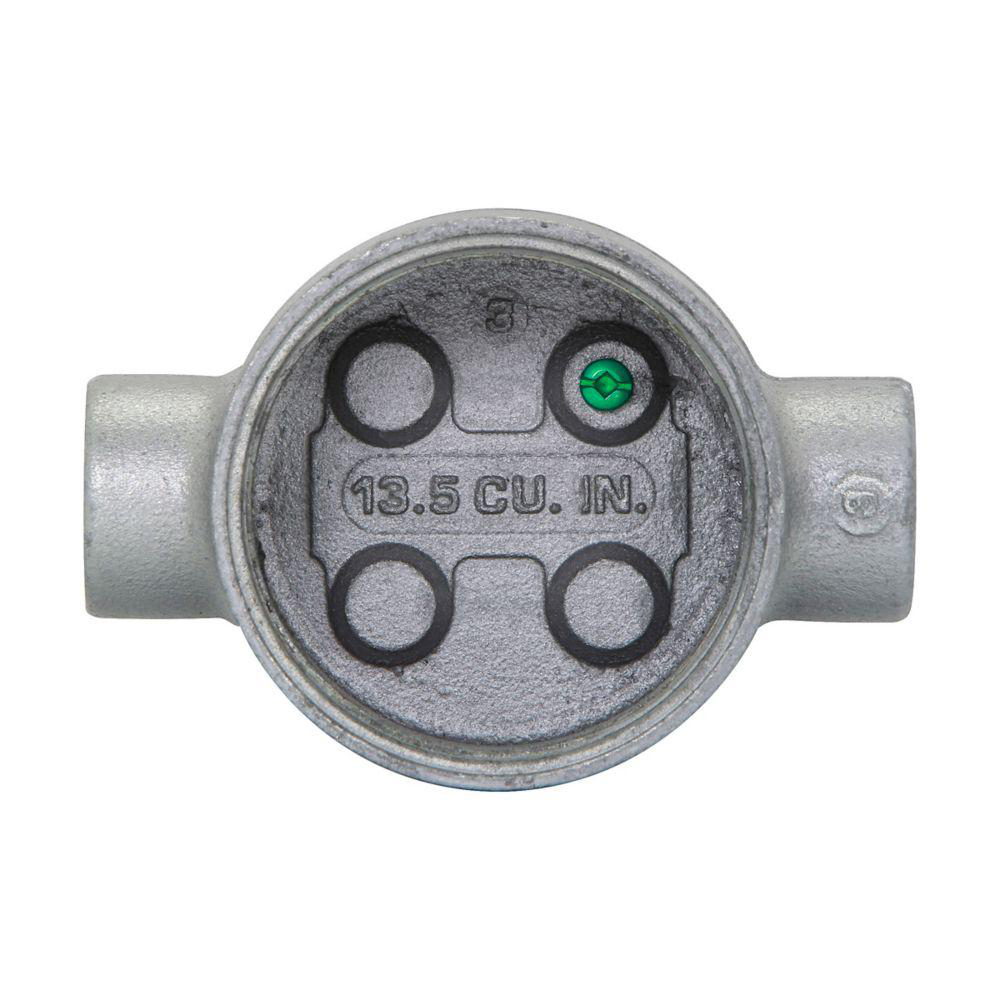 Product image for 1 AL OUTL BX 3 DIA CVR THRD RGD/IMC
