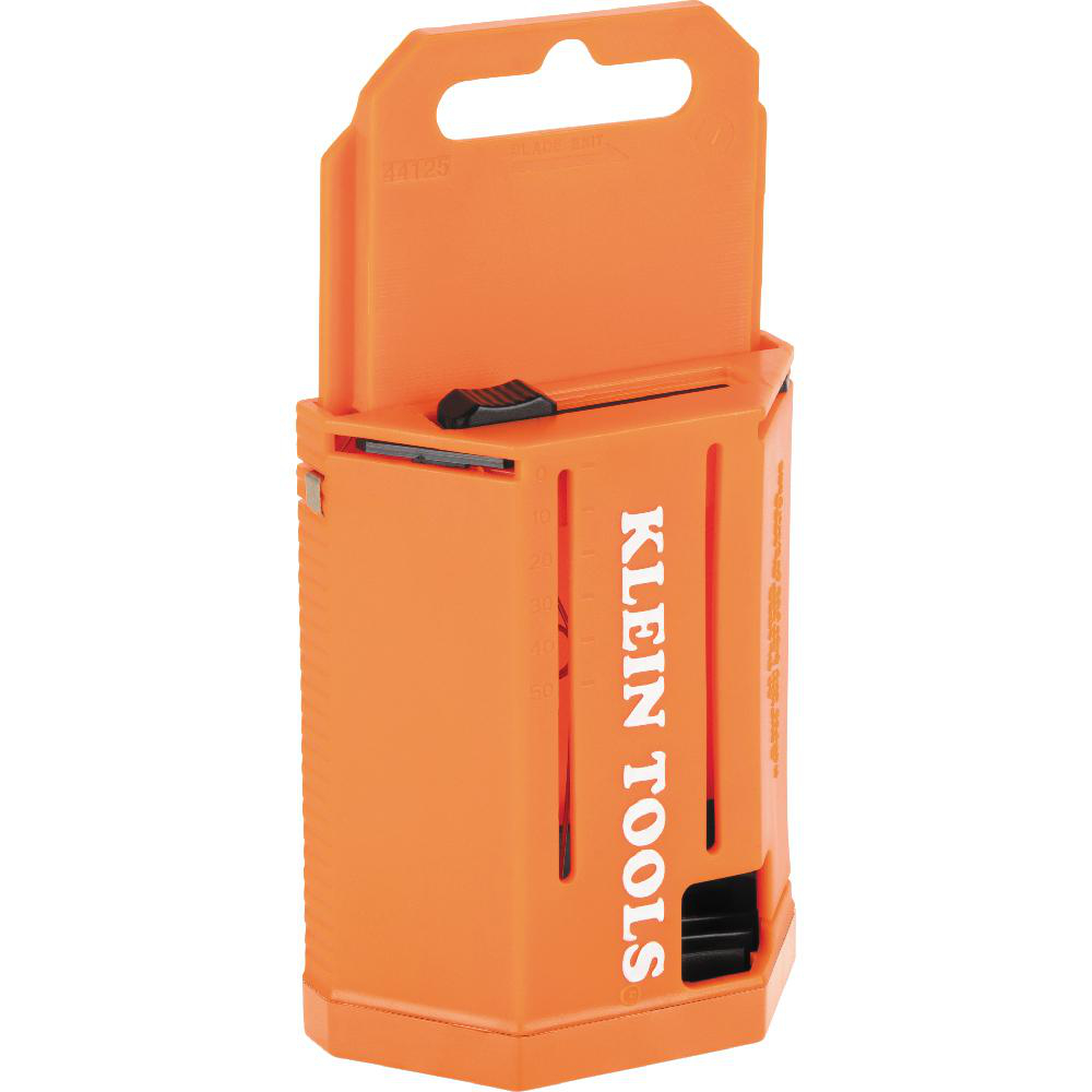 Product image for UTILITY BLADE DISPENSER WITH 50-PACK OF BLADES
