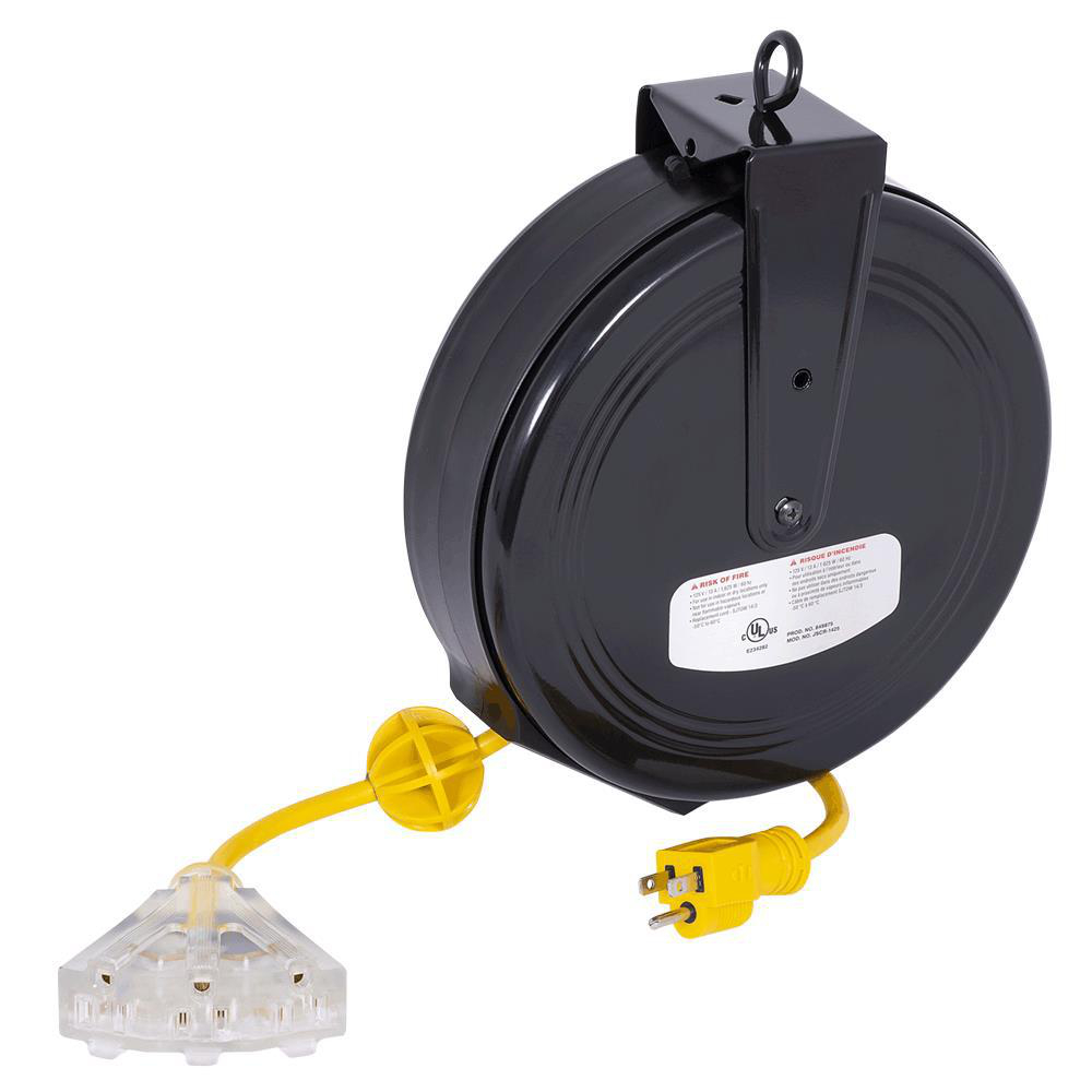 Extension cords, cord reels & portable boxes