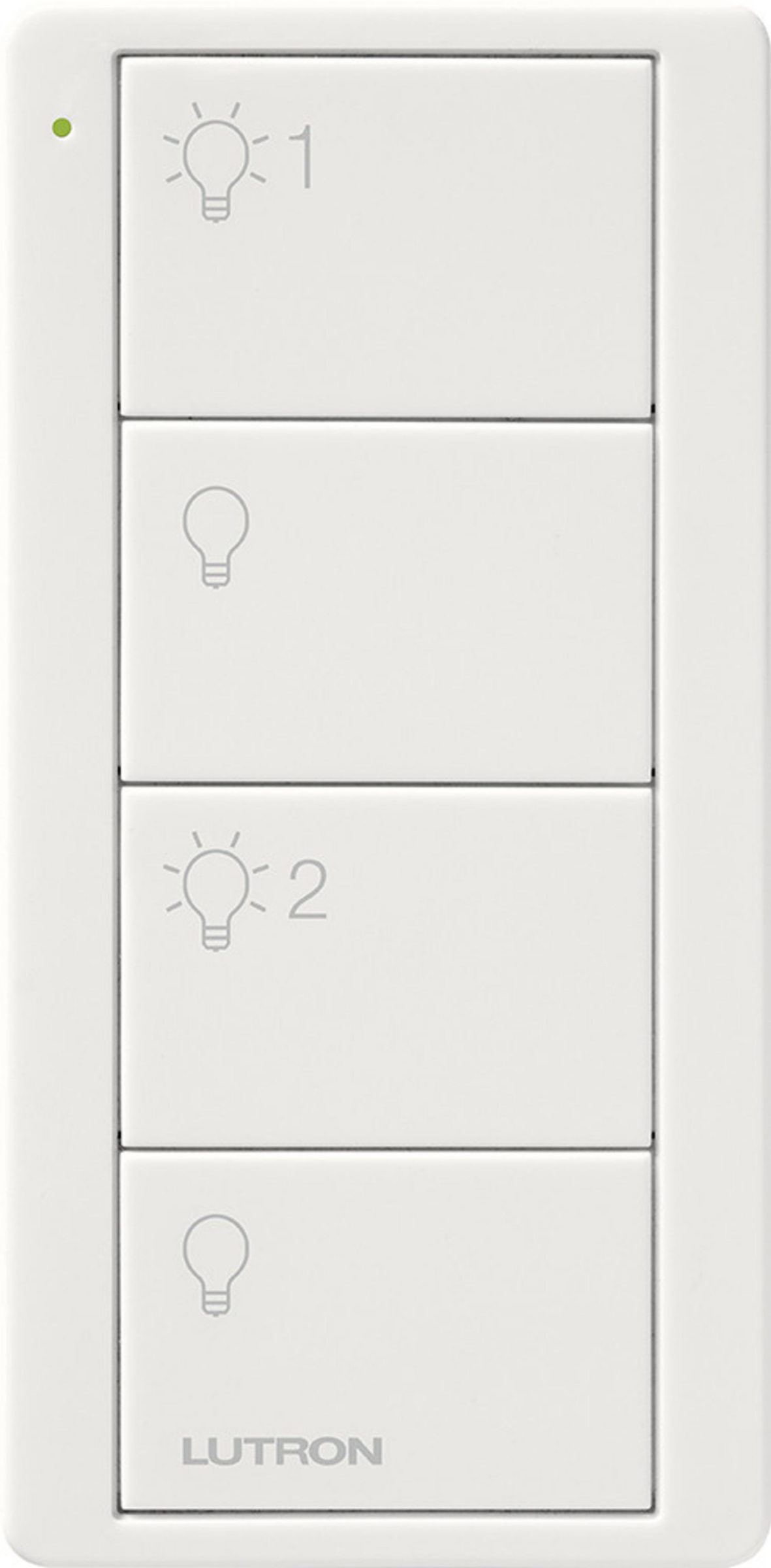Product image for Pico PRO 4-Button Wireless Control, 4-Button, 2-Group Switch Control, White