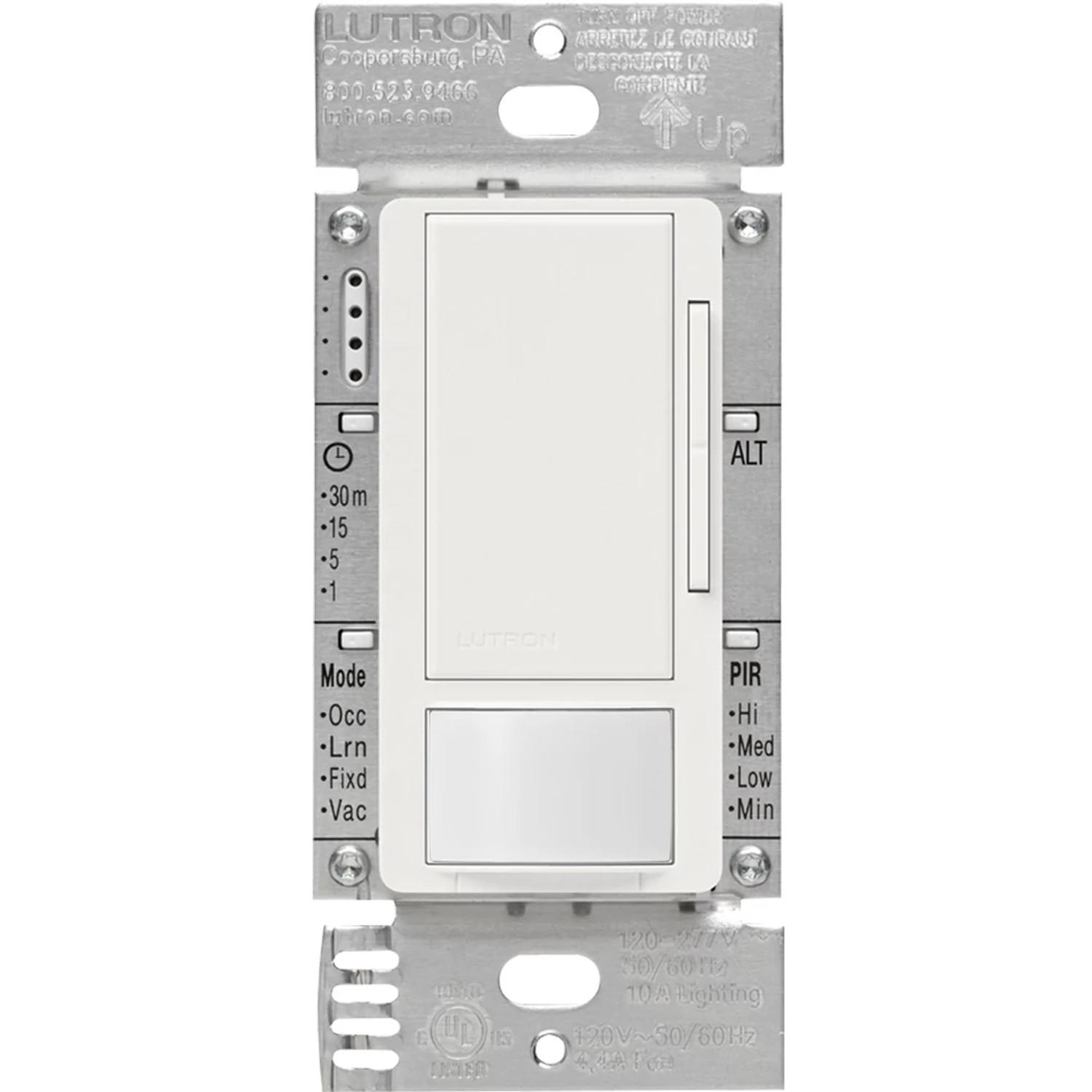 Product image for LUTRON MS-Z101-WH SENSOR MAESTRO 0- 10V PIR WHITE
