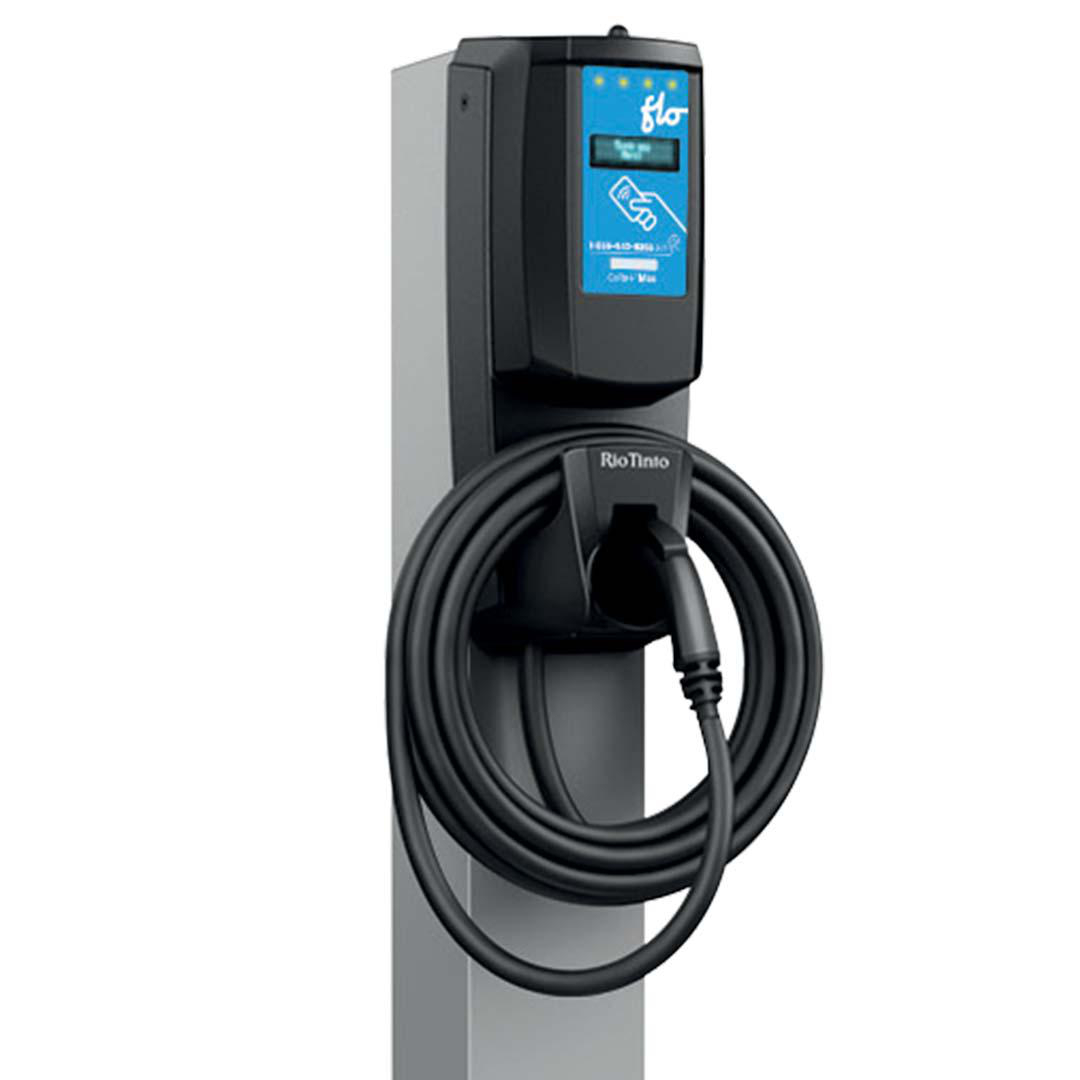 FLO_INC COPS700ED2-FL-P07 EV CHARGER CORE+ MAX PS 80A 19' CABLE LCD RFID NETWORK READY