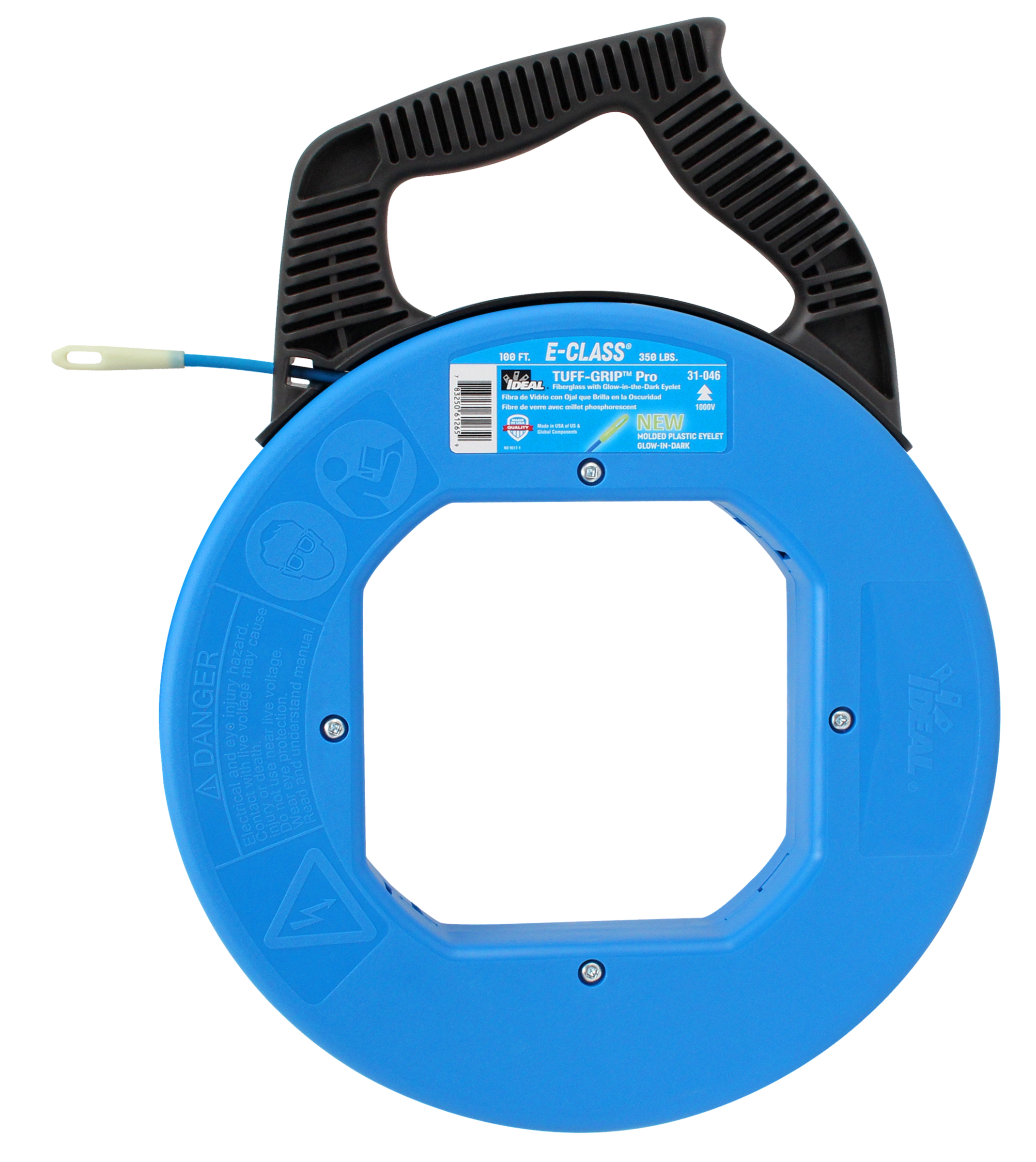 Product image for FISH TAPE, 100' E-CLASS™ GLOW IN DARK EYELET