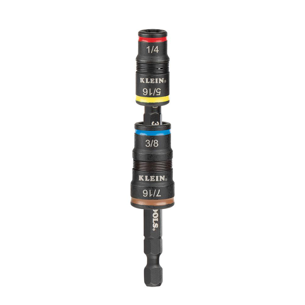 KLEIN TOOLS 32933 7-IN-1 IMPACT FLIP SOCKET SET