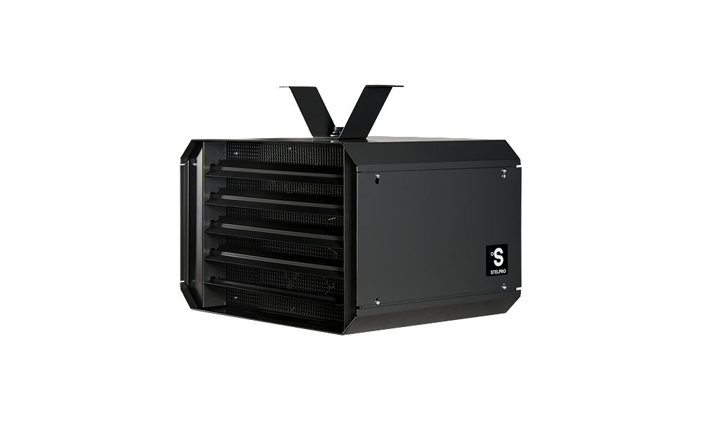 Product image for Unit heater industrial built-in thermostat 2kW 208V 250 cfm textured charcoal