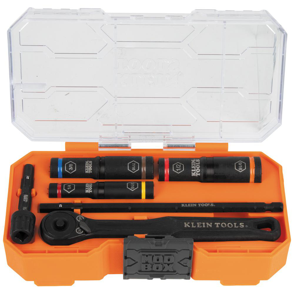 Product image for FLIP SOCKET SET, SAE, 7 PC