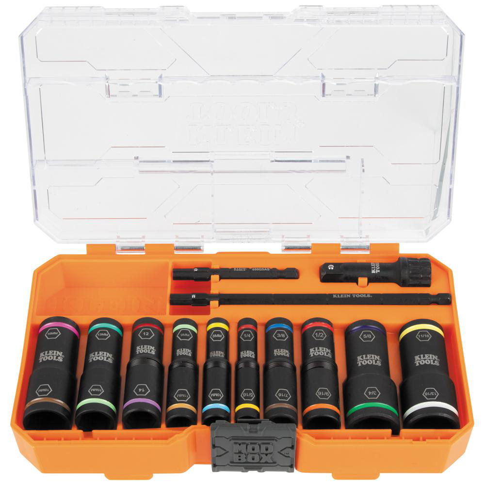 Product image for FLIP SOCKET SET, SAE/METRIC 13 PC