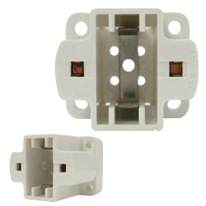 Product image for Socket fluorescent G23/G23-2 vertical screw mount