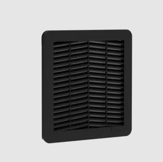 Product image for IP55 8IN 3R EX GRILLE KIT BLK