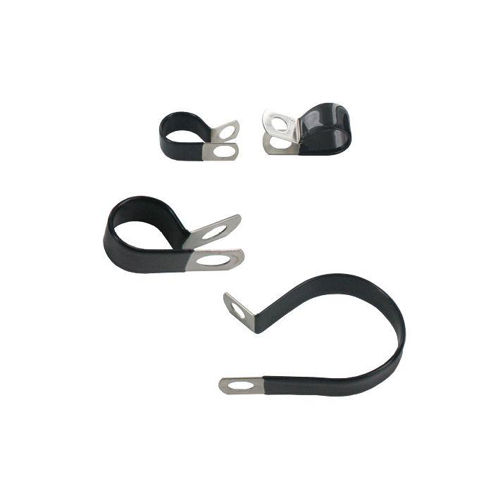 Product image for CLAMP STEEL VINYL COATED 1/2"W x 1-1/2"ID 100PK