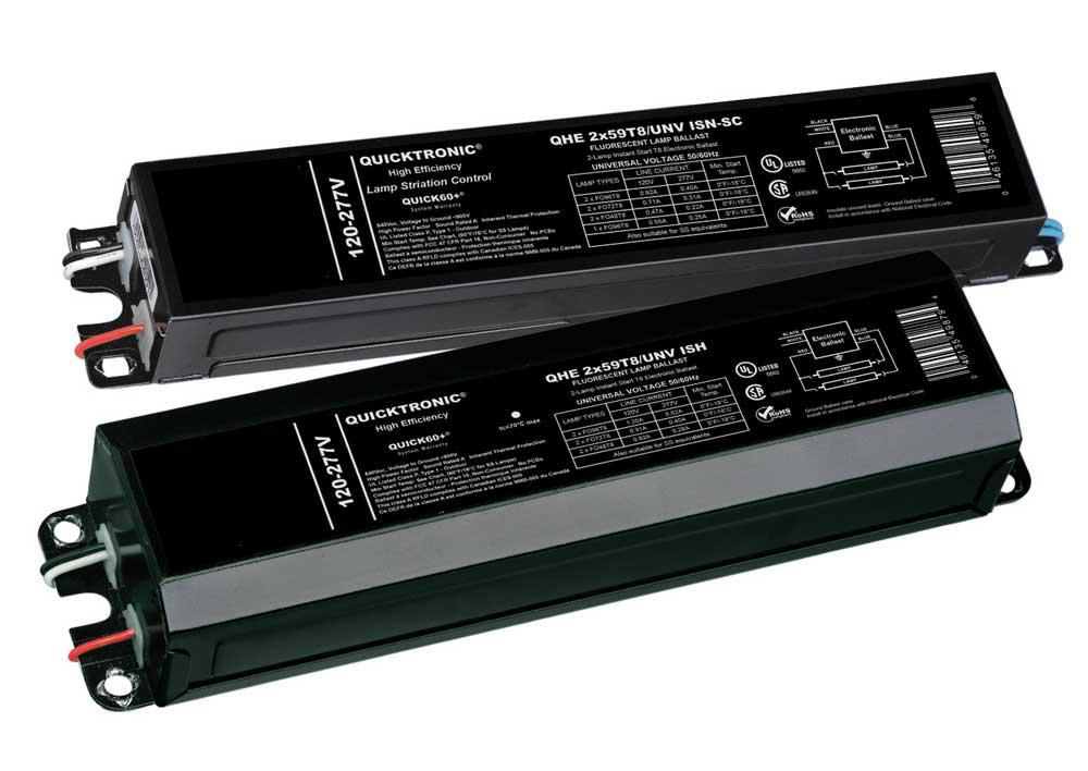 Product image for QHE, 2X59T8, 120-277V, ISN, SC, EB
